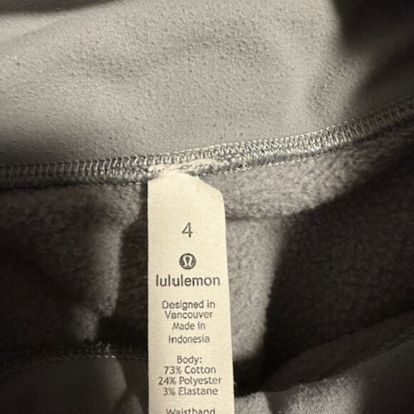 Lululemon Fleece leggings size 4 - Picture 4 of 5